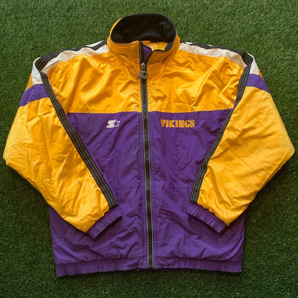 🏉VTG Minnesota Vikings STARTER Jacket